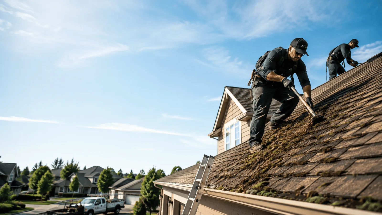Roof Moss Removal in Jackson, WI near me